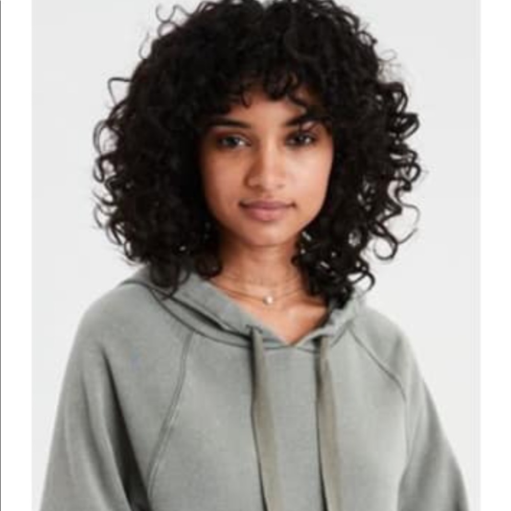 Insanely comfy grey sweatshirt from AEO
